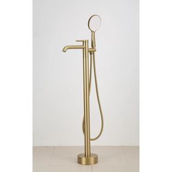cumpără Baterie pentru cadă Gappo G3006-3 Satin Gold cada Freestanding în Chișinău 