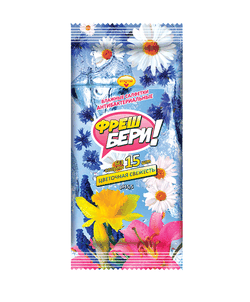 Салфетки влажные Фреш Бери Цветочная Свежесть, 15 шт.