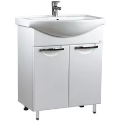 cumpără Dulap pentru lavoar Mashtab 11556 Delfin cu 2 usi 50cm Alb în Chișinău 