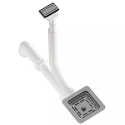 cumpără Sifon pentru chiuvetă bucătărie Helika-AquaSanita AQ-005H Stainless Steel + Plastic în Chișinău 