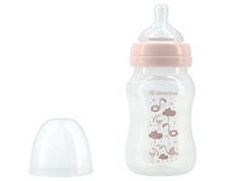Anti-colic feeding bottle Kikka Boo 240ml Flamingo Pink