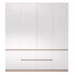 купить Шкаф Bayro Harmony 2000x2200x550 cu sertare gri piatra в Кишинёве 