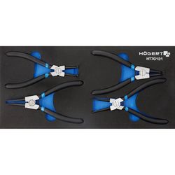 купить Плоскогубцы Hoegert HT7G131 щипцы для стопорных колец, 4 предм. в Кишинёве 