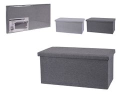 Ящик с крышкой Storage 117l 76X40X38cm, текстиль