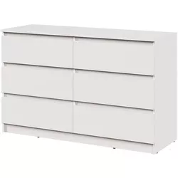 купить Комод MebelStar NEO 6S 120x43x75.5 White (MBS-1081) в Кишинёве 