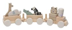cumpără Jucărie Jollein 117-001-67090 Jucarie din lemn Toy Train Jungle Jambo în Chișinău 