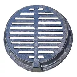 купить Аксессуар для дома Uniplast 160131 Сapac rotund ventilat din fonta cu rama si bulon D.500 B125 (450x540x35 mm, 20 kg) в Кишинёве 