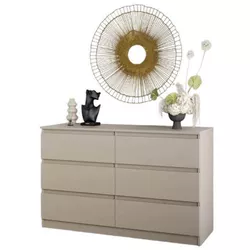 купить Комод MebelStar NEO 6S 120x43x75.5 Cashmere (MBS-1085) в Кишинёве 