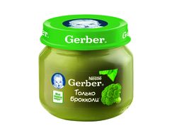 Gerber пюре брокколи  4+мес. 80г