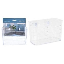 купить Полка для ванной Holland 53948 Bathroom Solutions 12x11x19cm, cu ventuze, plastic в Кишинёве 