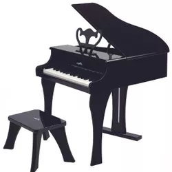 купить Музыкальная игрушка Hape E0320 Instrument muzical Pian negru cu scaun в Кишинёве 