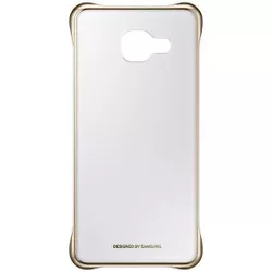 cumpără Husă pentru smartphone Samsung EF-QA310, Galaxy A3 2016, Clear Cover, Gold în Chișinău 