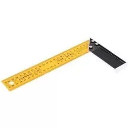 купить Линейка Gadget tools 61508 угольник столярный 300мм, метал. в Кишинёве 