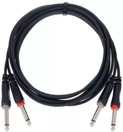 купить Кабель для музыкального инструмента CORDIAL EU 3 PP (2xjack mono/2xjack mono) 3m 14845 в Кишинёве 