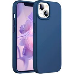 купить Чехол для смартфона Helmet Case Silicone Soft Touch iPhone 14, silicone soft touch, Blue в Кишинёве 