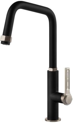 cumpără Bateria bucătărie Gessi 60051-599 Officine Fino: Brushed Nickel / Matte Black în Chișinău 