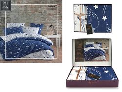 Lenjerie de pat 2pers NH Poplin Galaxy, coton