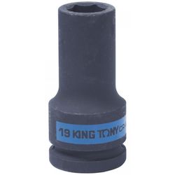 cumpără Set de tubulare, bite, duze King Tony 643519M Cap tubular de impact adânc 3/4" 19 mm în Chișinău 