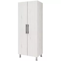 cumpără Dulap Mashtab S12591 Tores cu bară (800x500x2000) Stejar Alb în Chișinău 