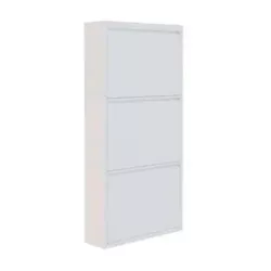 купить Полка для обуви Trendy 3 Piece Metal-White, 50x103x15cm в Кишинёве 