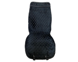 Cuvertura ALCANTARA neagra/ata galbena Y6-15