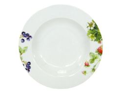 Тарелка 19cm десертная ягоды, фарфор