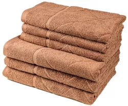 купить Домашний текстиль Sweet Home Prosop de baie Toscana 70x130 cm, 450g/m2 Mocha Mousse в Кишинёве 