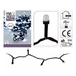 cumpără Ghirlandă Promstore 27423 Luminite de Craciun Fir 120LED D8mm, alb, 9m, in/out în Chișinău 