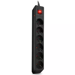 cumpără Filtru electric Sven Optima 6 Sockets 5m, Black în Chișinău 
