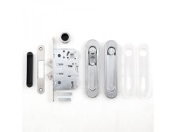 Set de mânere pentru uși cuisante B029235006 cromat lucios
