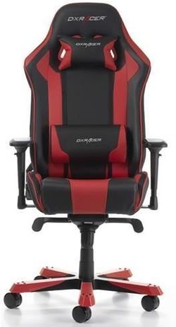Gaming Chair DXRacer King GC-K06-NR, Black/Red, User max loadt up to 150kg / height 160-195cm