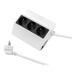 cumpără Prelungitor electric BACHMANN 500.000 PEGGY 3xCEE7 cu cleste 3.0 m H05VV-F 3G în Chișinău 