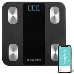 cumpără Cântar de podea inSPORTline 13448 Syncale 20 IN30430-1 Black, 180 kg în Chișinău 