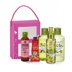 LES PLAISIRS NATURE - Set îngrijirea corpului Măsline & Petite Grain