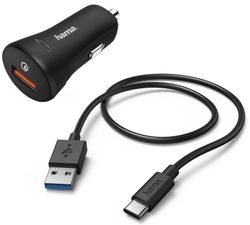 cumpără Accesoriu pentru aparat mobil Hama 178394 Type-C Charger, 3.0 A, QC 3.0+ în Chișinău