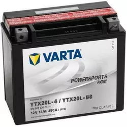 купить Автомобильный аккумулятор Varta 12V 18AH 250A(EN) (177x88x156) YTX20L-BS AGM (518901025I314) в Кишинёве 