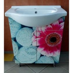 купить Шкаф под умывальник Aquaplus Pink Gerbera 65 cu lavoar KF 4065 в Кишинёве 