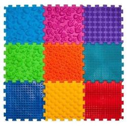 купить Коврик игровой Ortek 10205 Коврик ортопедический массажный 9эл 26x26cm в Кишинёве 