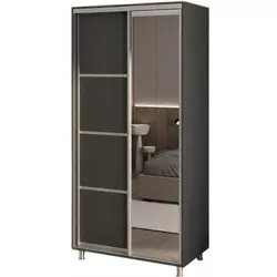 cumpără Dulap my-STYLE C10H1T05AM02-U21, 100x210, антрацит în Chișinău 