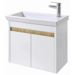 cumpără Dulap pentru lavoar Martat Isik 60cm (white/chestnut) în Chișinău 