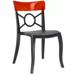 cumpără Scaun Papatya Opera-S - seat black / back red în Chișinău 