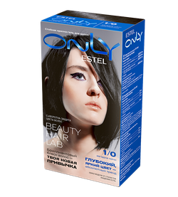 Краска для волос, ESTEL Only, 100 мл., 1/0 - Черный