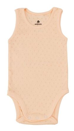 купить Детская одежда Minikin 25170574 Ажурный листик Боди-майка р-р74, персиковый, унисекс в Кишинёве 