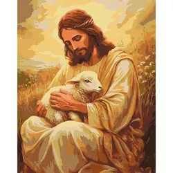 купить Картина по номерам Ideyka (KHO8531) God's embrace, 40х50 в Кишинёве 