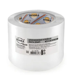 Aviora  Bandă adezivă din aluminiu  100 mm x 50 m x 30 mkm