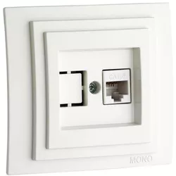 купить Розетка электрическая Mono Electric Розетка компьютерная RJ45 CAT6 Larissa в Кишинёве 