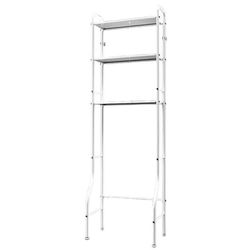 купить Полка для ванной miscellaneous RM04 Raft deasupra WC 50x26x154cm, metal alb в Кишинёве 