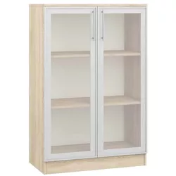 cumpără Dulap Mobildor-Lux Vitrină Practik (80x40x120H cm) Sonoma în Chișinău 