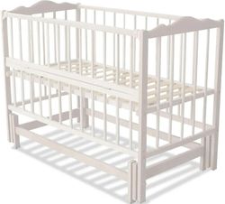 купить Кроватка Kuzya Anghelina2 pe balansoar (ivory) в Кишинёве 
