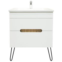 купить Шкаф под умывальник Bayro универсальный Etna под умыв. Argo 600 белый мат в Кишинёве 